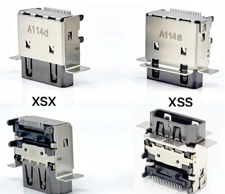 Interface Hd para xbox série s/x console, 2 peças, porta compatível com  hdmi para xbox